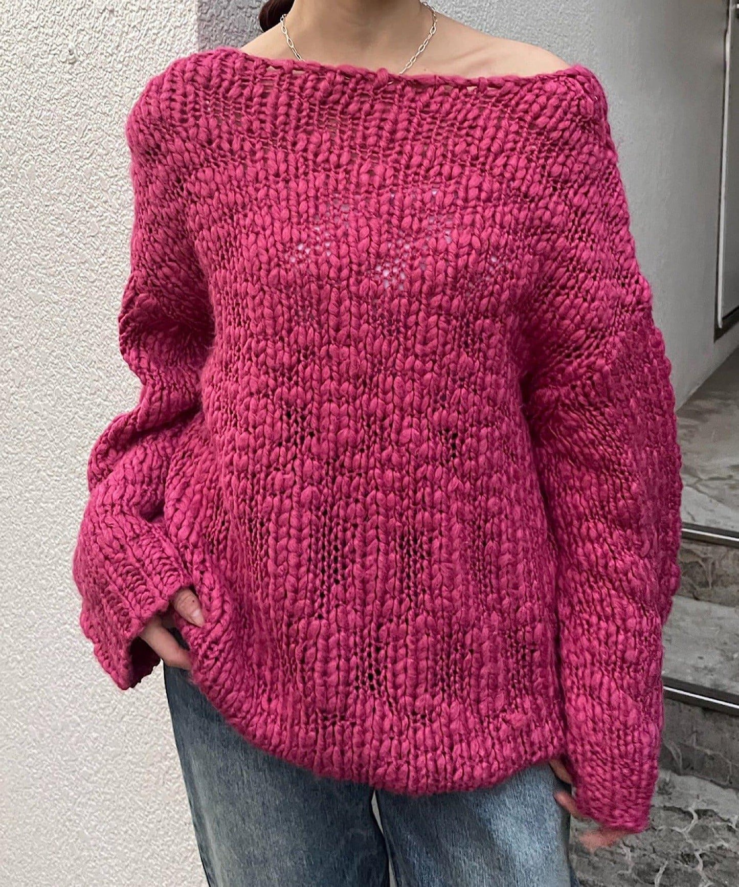 質感針織套頭衫