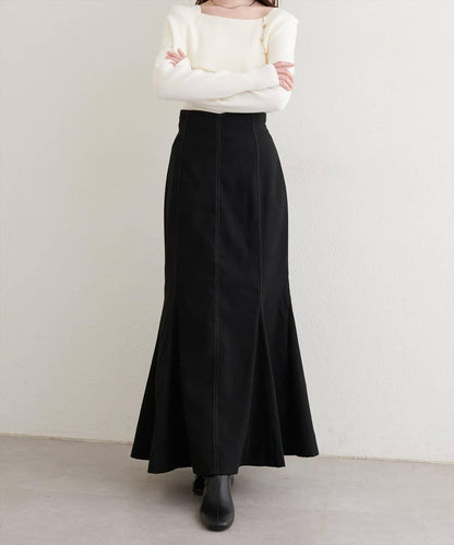 愛心高腰加絨美人魚裙