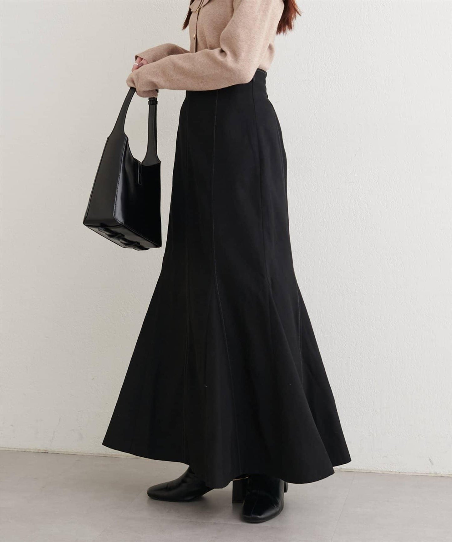 愛心高腰加絨美人魚裙