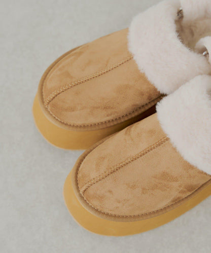 （暫定）厚底羊羔毛拖鞋