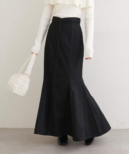 愛心高腰加絨美人魚裙