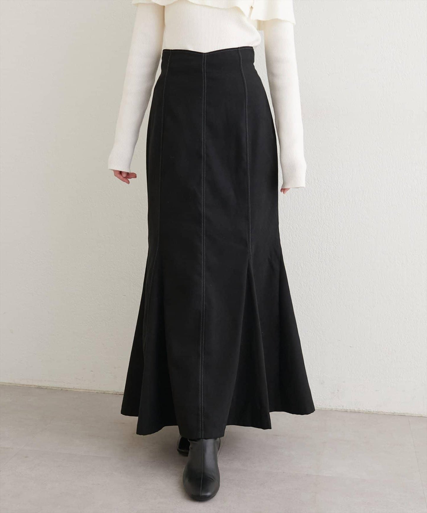 愛心高腰加絨美人魚裙