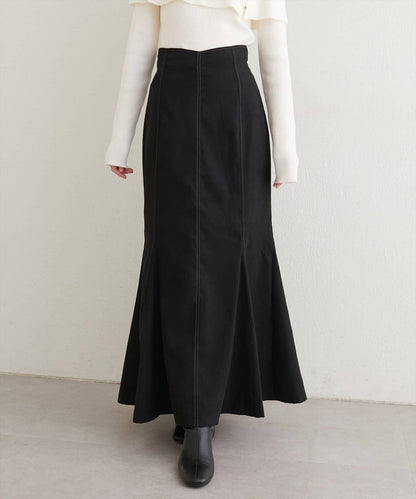 愛心高腰加絨美人魚裙