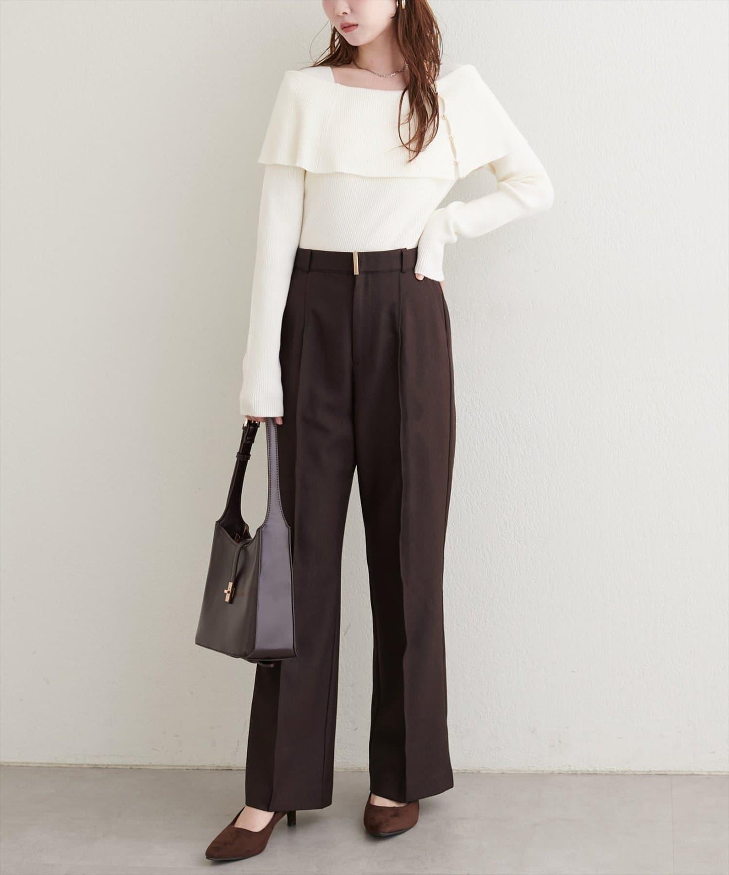 〈osono〉美型喇叭褲