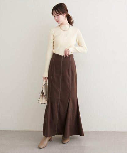 愛心高腰加絨美人魚裙