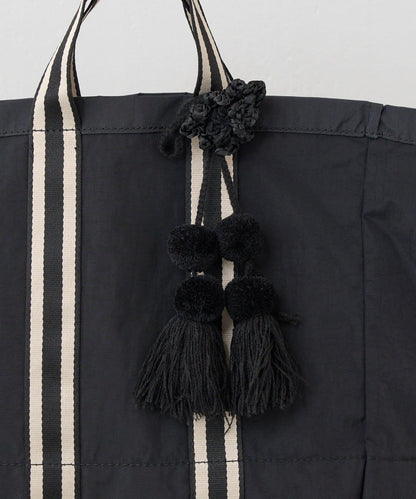 《FRIPIER》帶吊飾拼色托特包