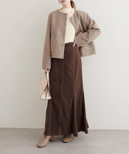 愛心高腰加絨美人魚裙