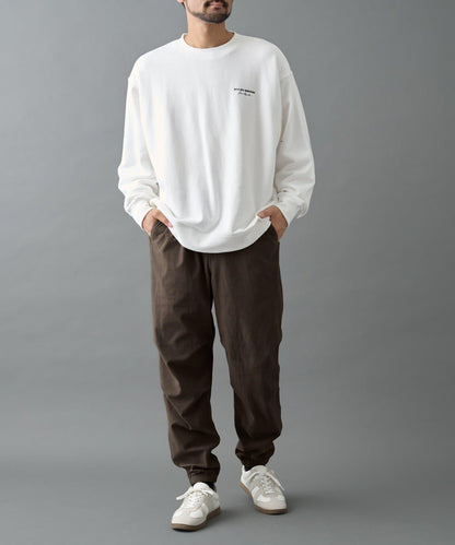 彈力燈芯絨束腳褲