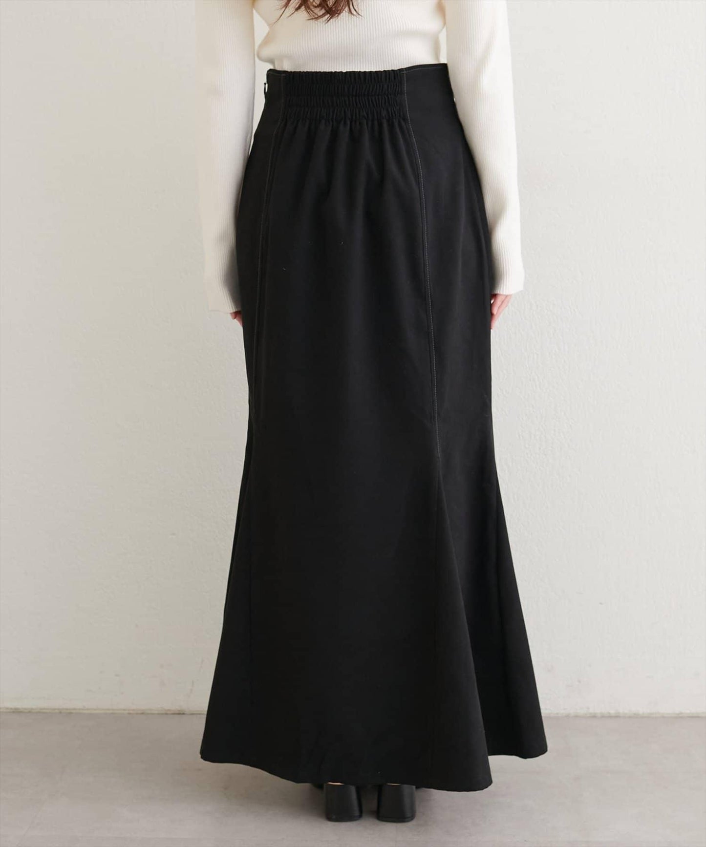 愛心高腰加絨美人魚裙