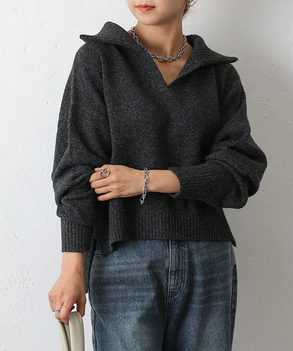 柔軟帶領開襟襯衫