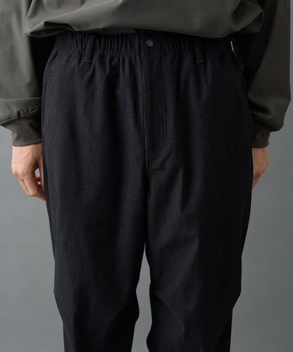 彈力燈芯絨束腳褲