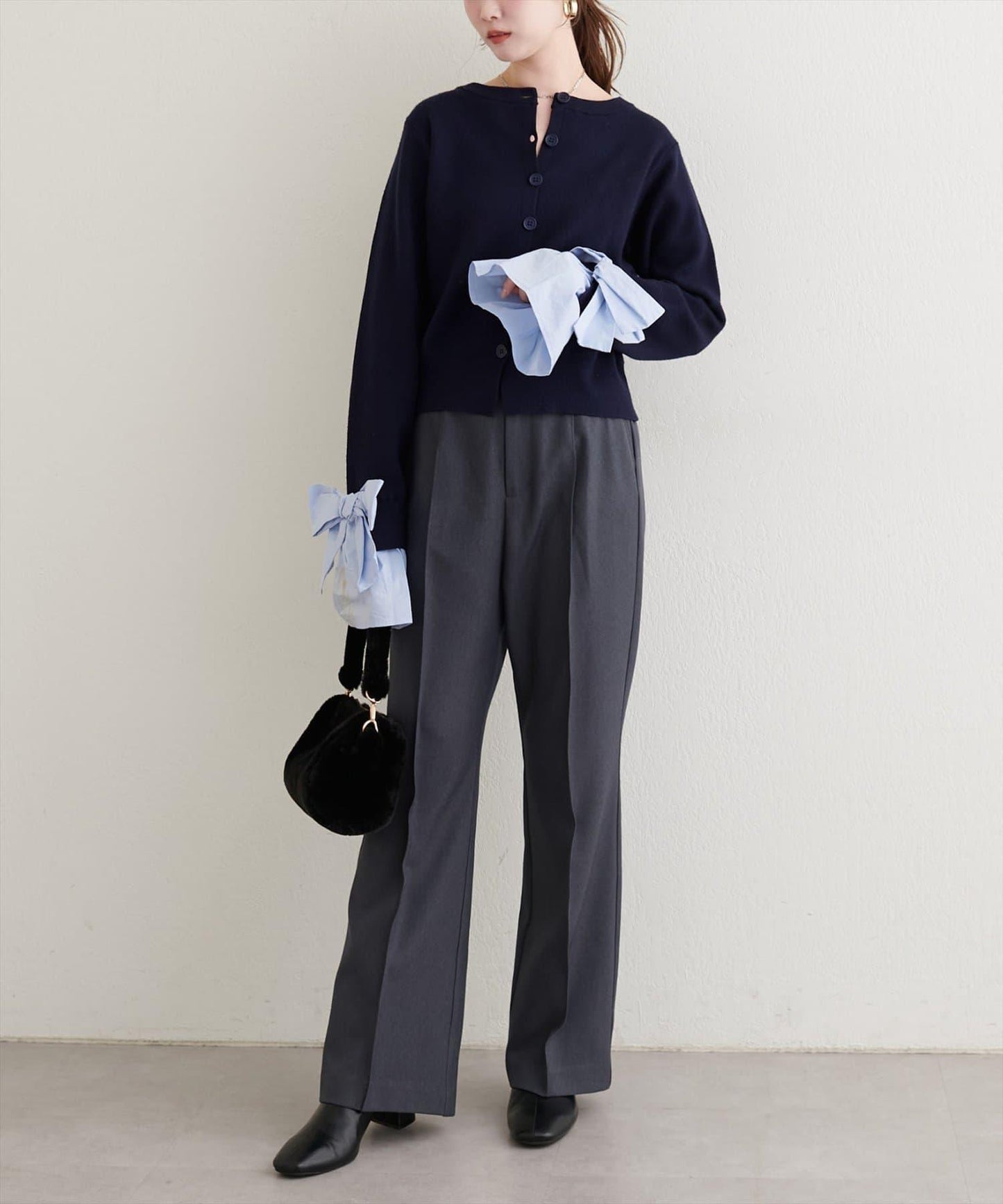 〈osono〉美型喇叭褲