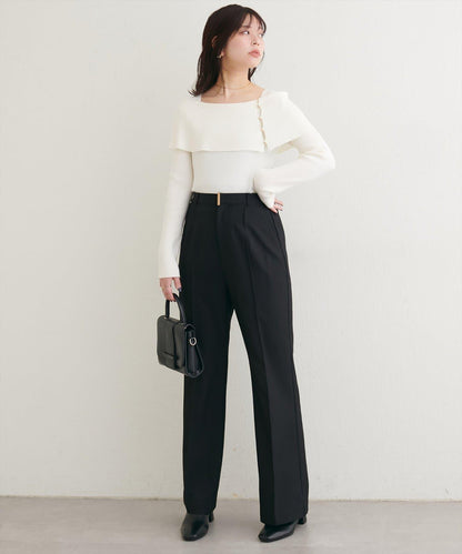 〈osono〉美型喇叭褲