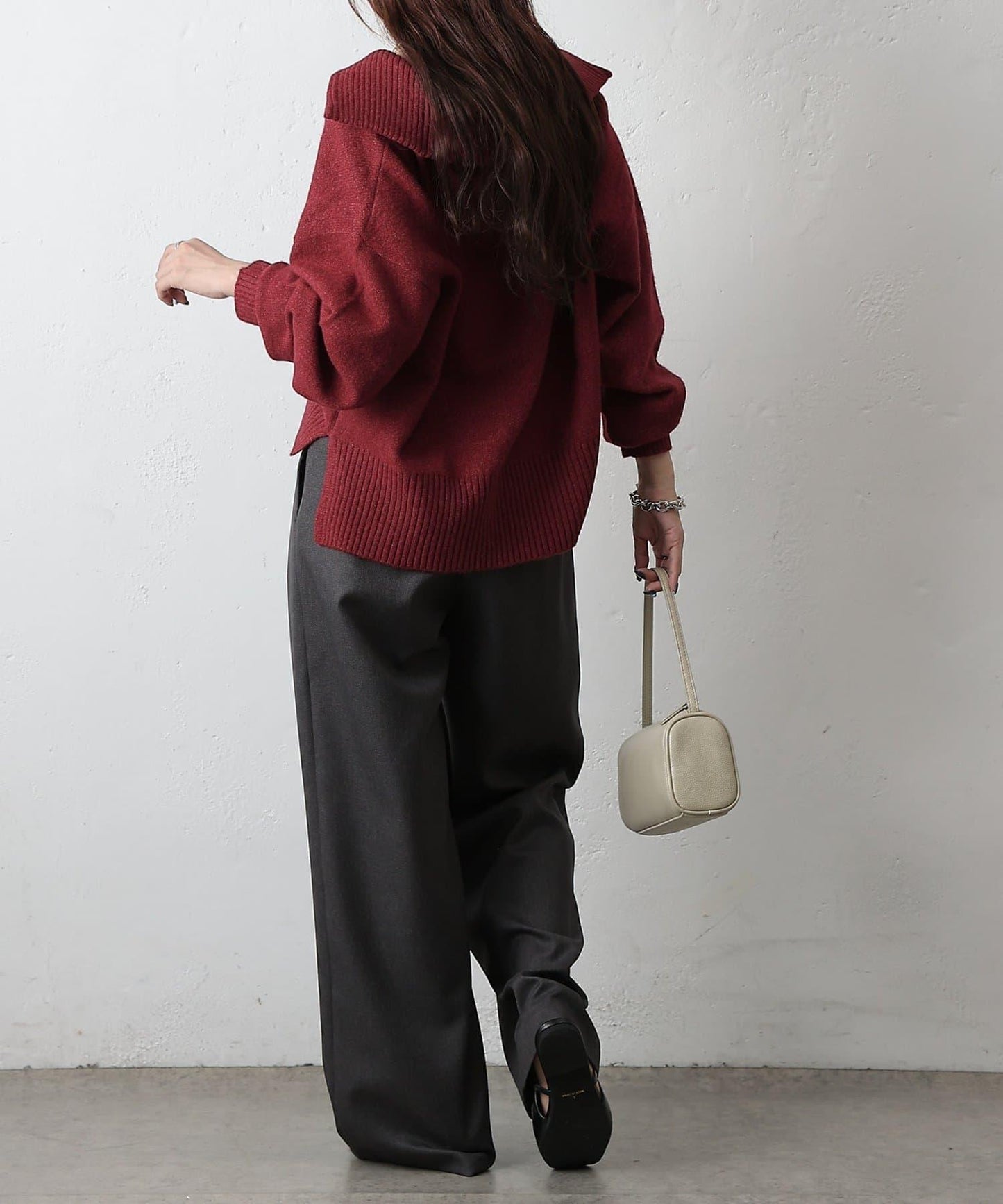 柔軟帶領開襟襯衫