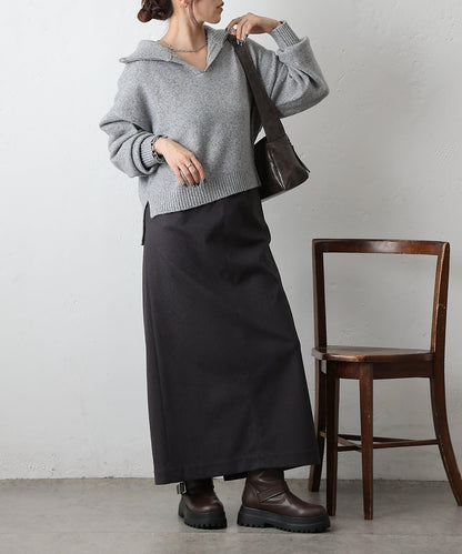 柔軟帶領開襟襯衫