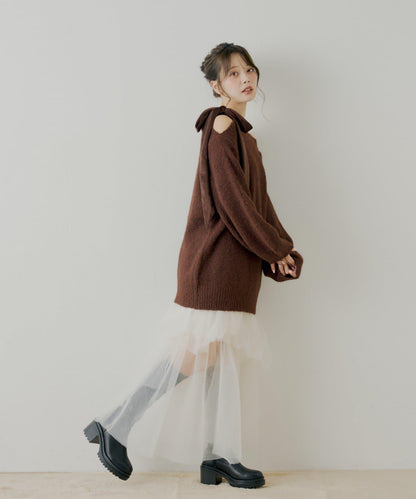 【復刻】天鵝絨蝴蝶結連帽連衣裙