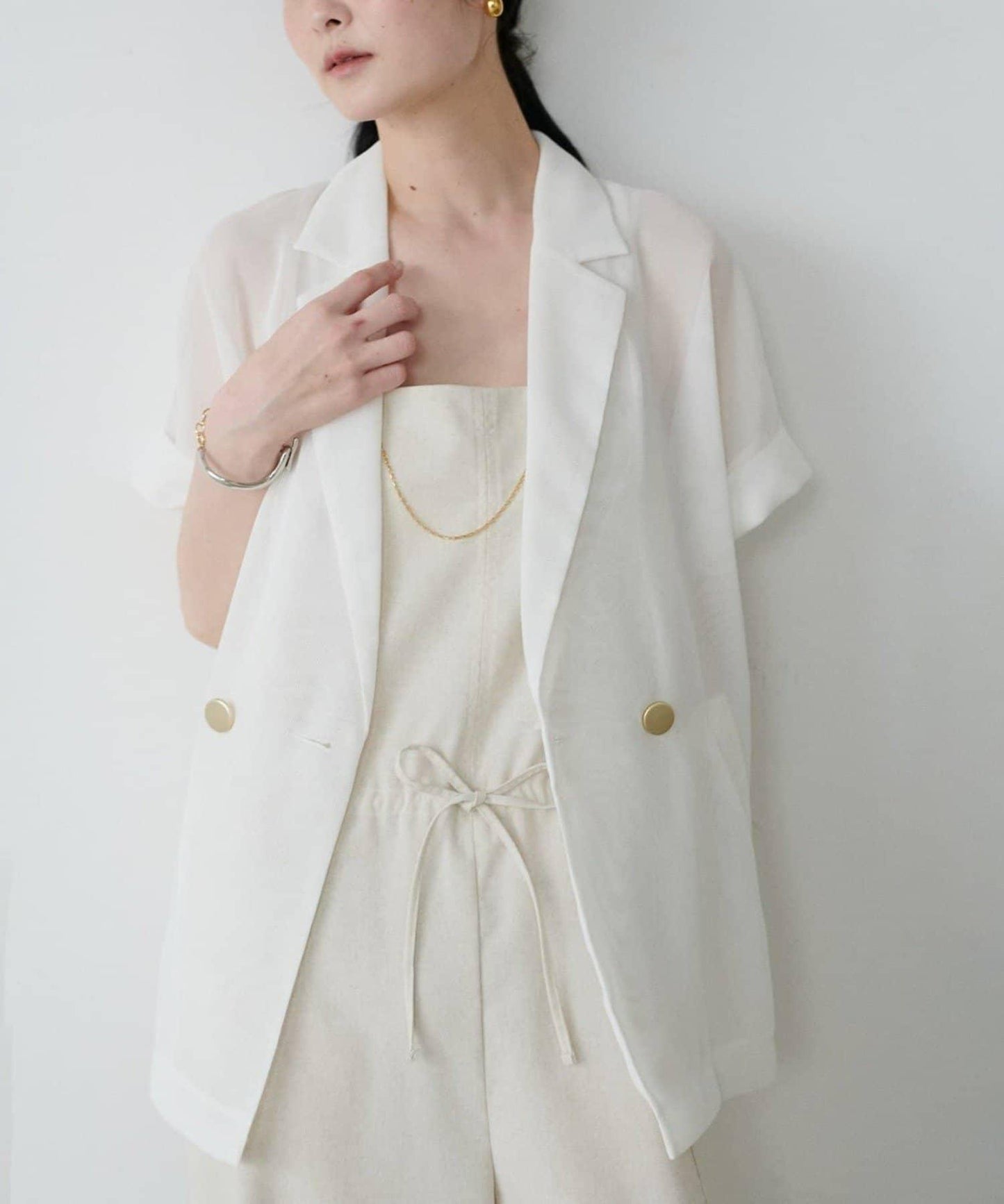 【LARUTA】短袖網眼夾克