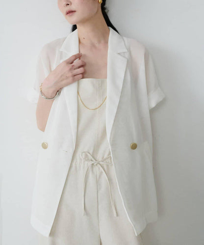 【LARUTA】短袖網眼夾克