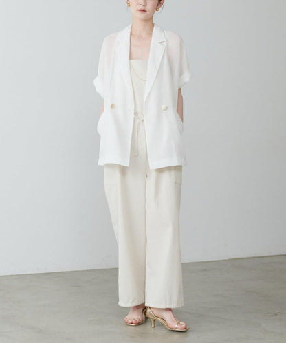 【LARUTA】短袖網眼夾克