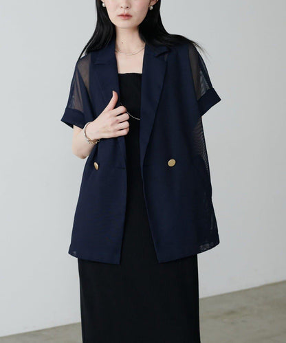 【LARUTA】短袖網眼夾克