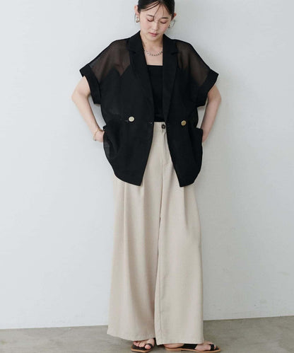 【LARUTA】短袖網眼夾克