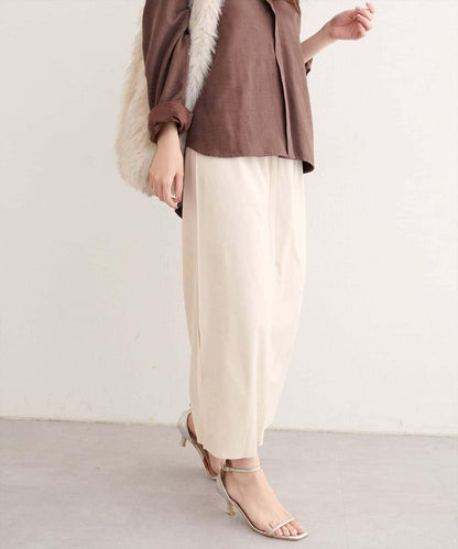 【natural couture】多穿法仿麂皮半身裙