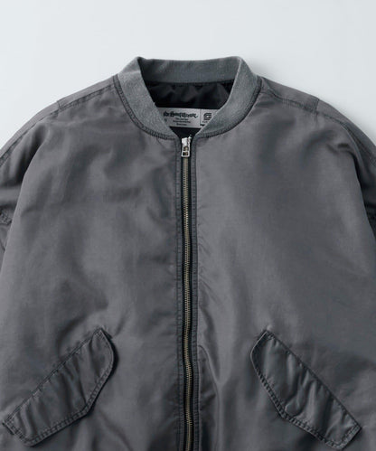 Sourcream酸奶色顏料工藝MA1夾克