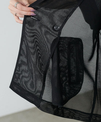 【LARUTA】短袖網眼夾克