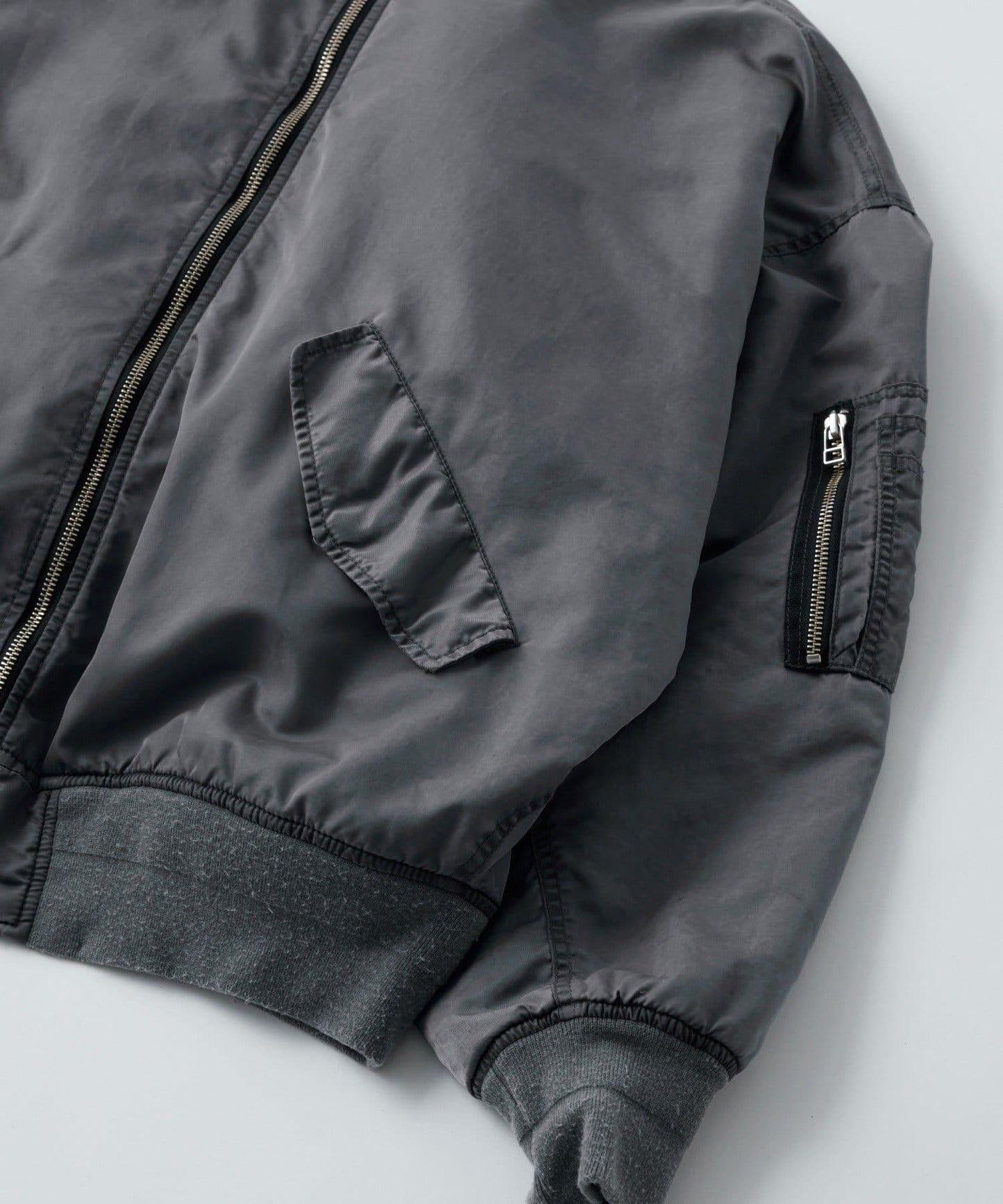 Sourcream酸奶色顏料工藝MA1夾克