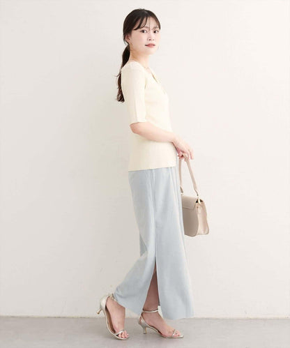 【natural couture】多穿法仿麂皮半身裙