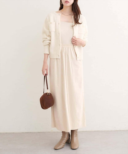 【natural couture】多穿法仿麂皮半身裙