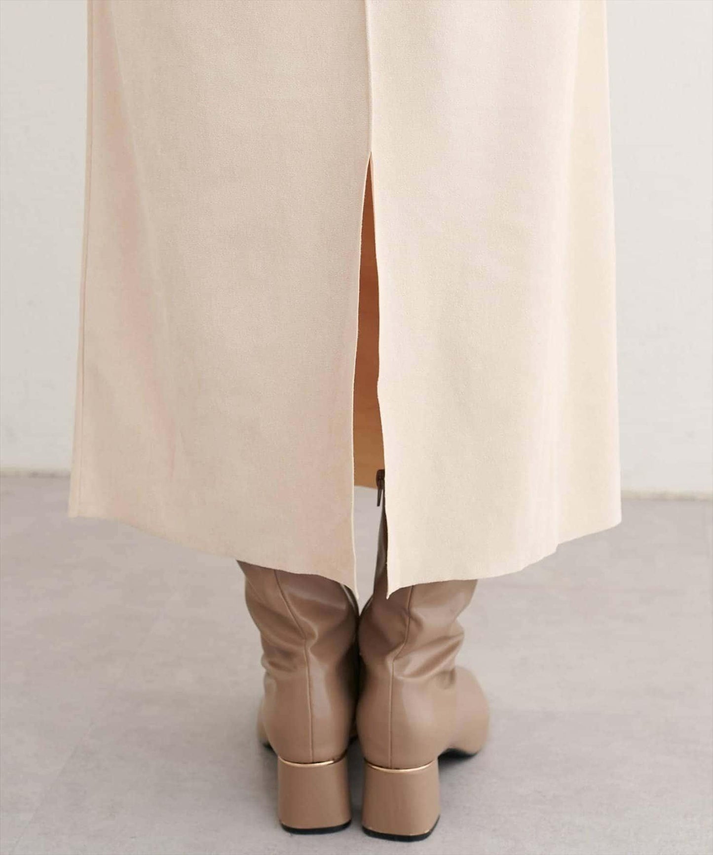 【natural couture】多穿法仿麂皮半身裙