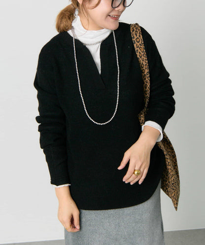 亨利領華夫格針織衫