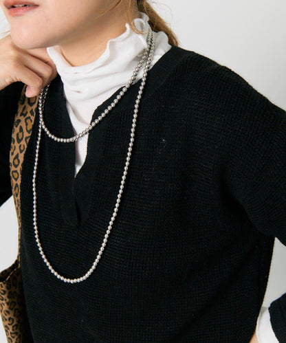 亨利領華夫格針織衫