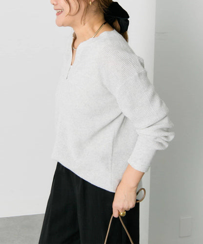 亨利領華夫格針織衫