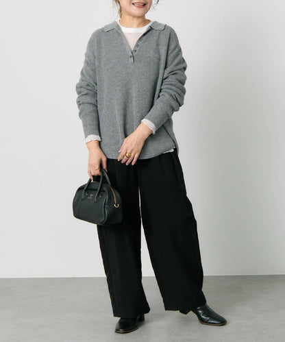 華夫格針織POLO衫