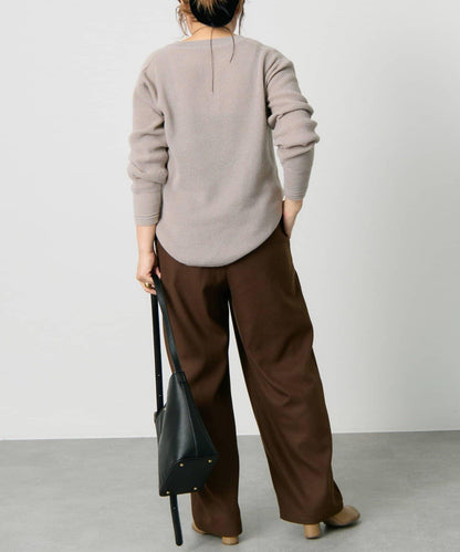 亨利領華夫格針織衫