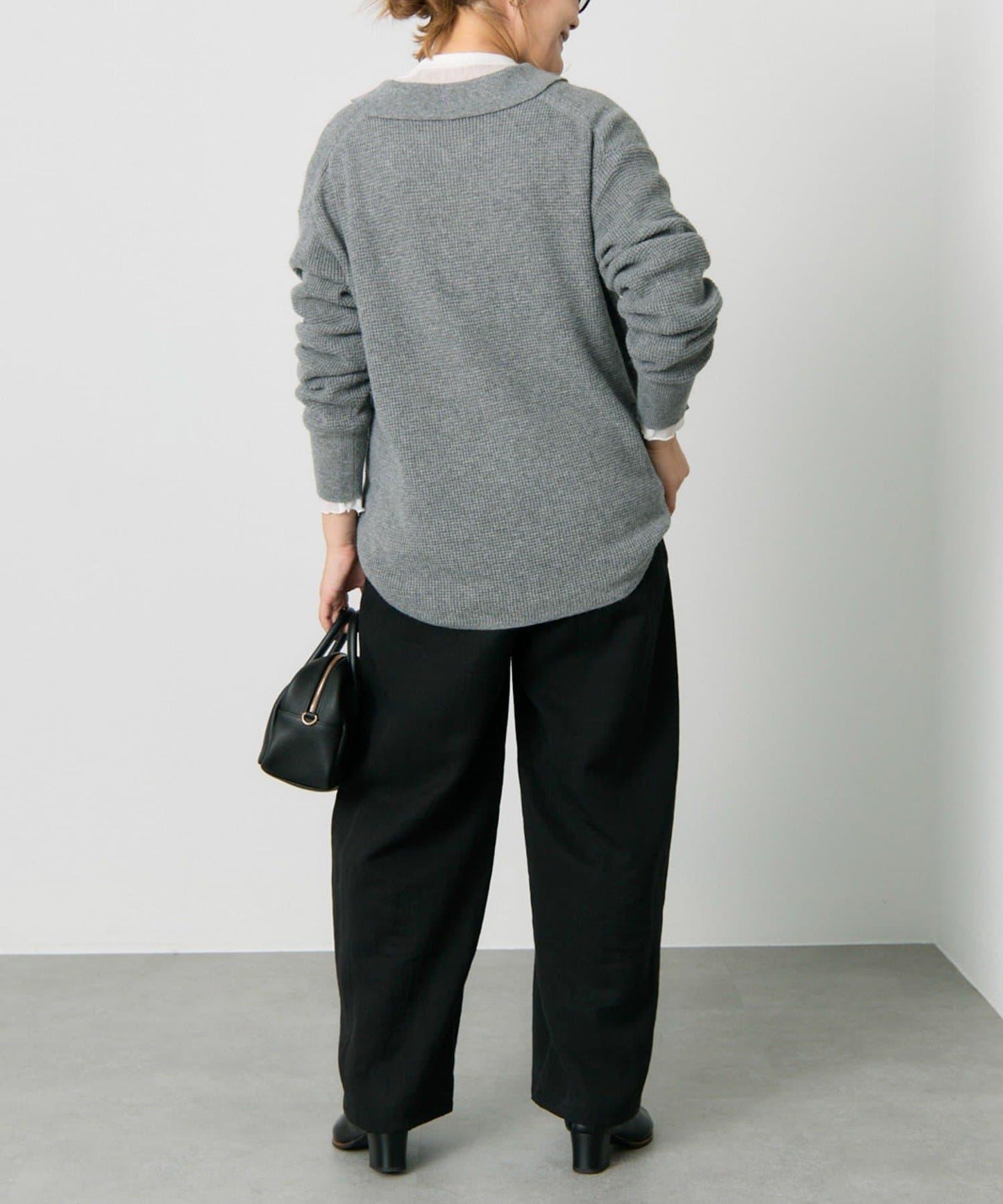 華夫格針織POLO衫