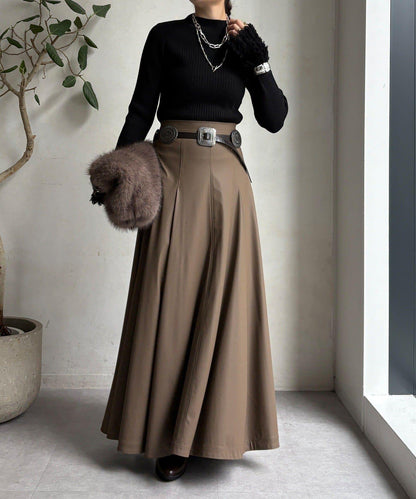 流蘇袖口羅紋針織衫