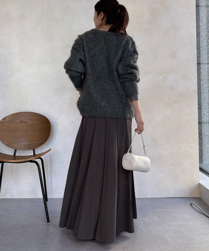 長款毛絨套頭衫
