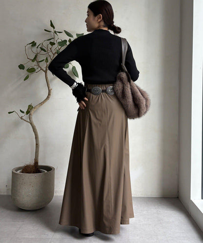 流蘇袖口羅紋針織衫