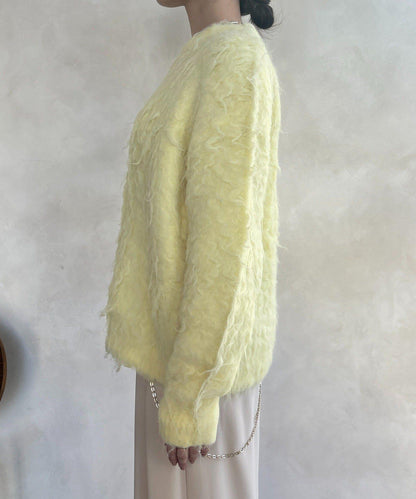 長款毛絨套頭衫