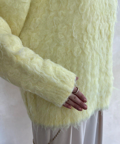 長款毛絨套頭衫