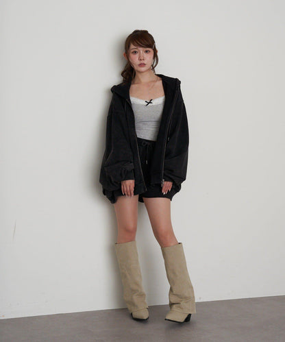 水洗工藝工裝短褲