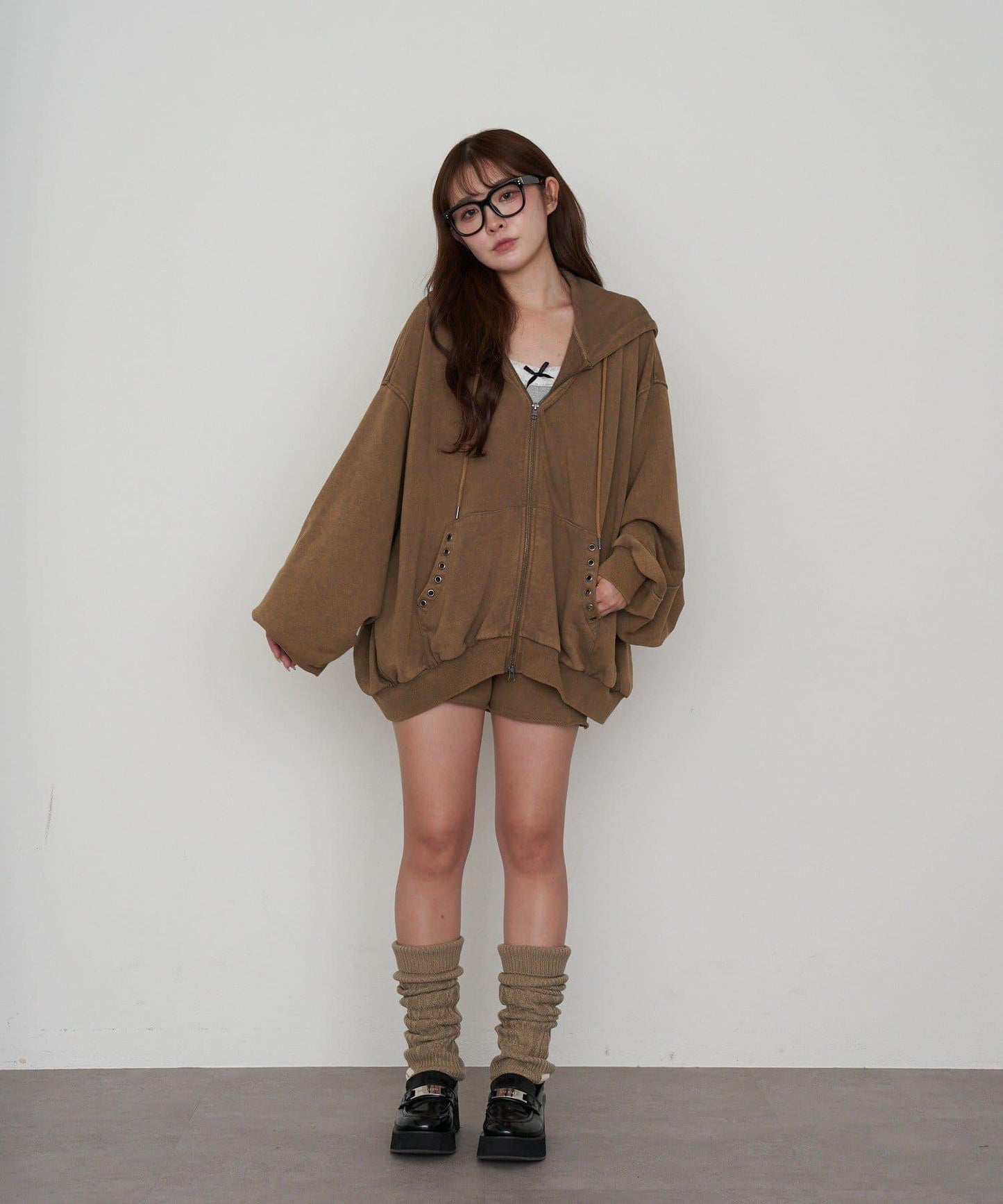 水洗工藝工裝短褲