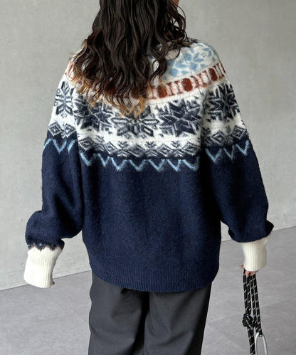 愛心圖案針織衫