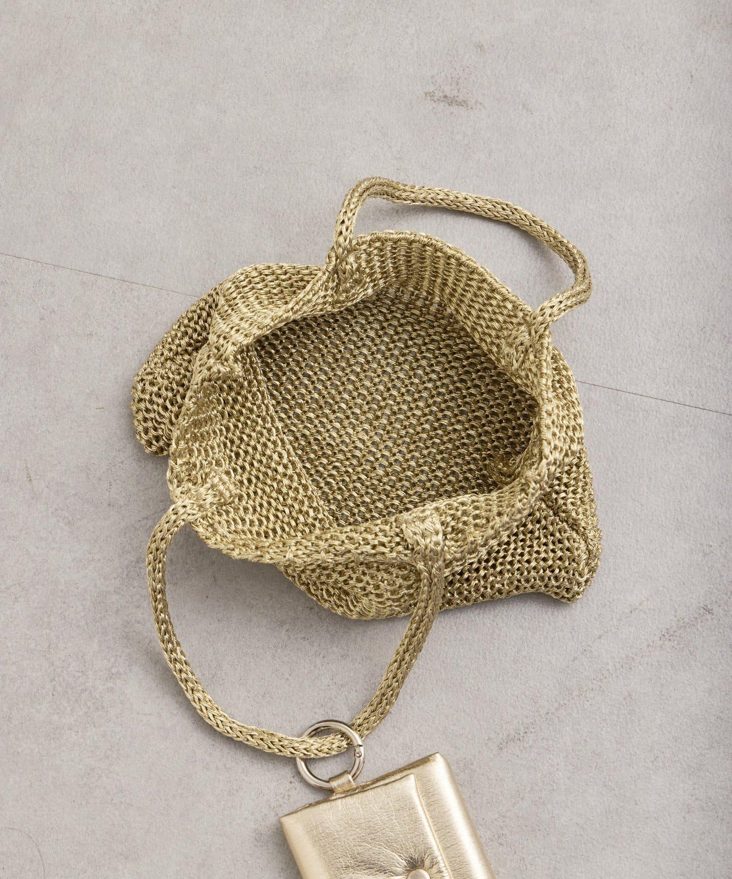 【cache cache】附耳機收納包亮絲迷你包