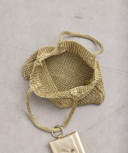 【cache cache】附耳機收納包亮絲迷你包