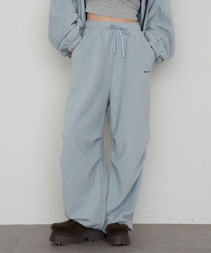 抓絨休閒易穿褲