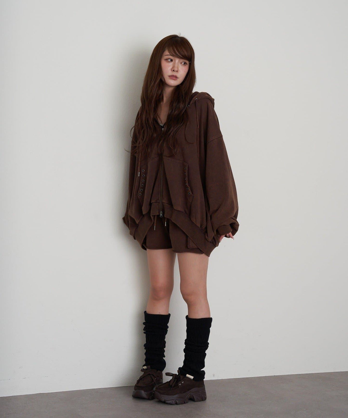 水洗工藝工裝短褲